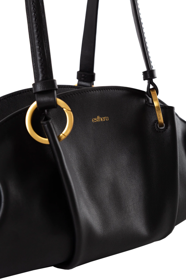 07:07 PM NEW Shoulder Bag Black Esthera US