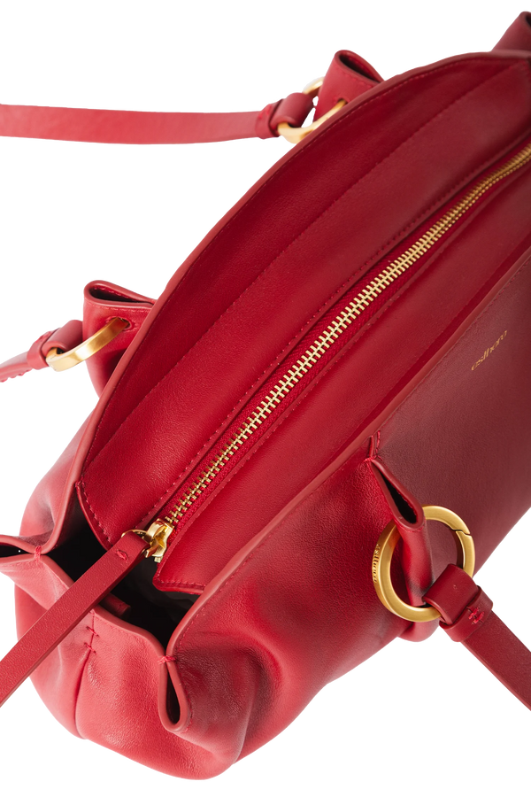 07:07 PM NEW Shoulder Bag Merlot Red Esthera US