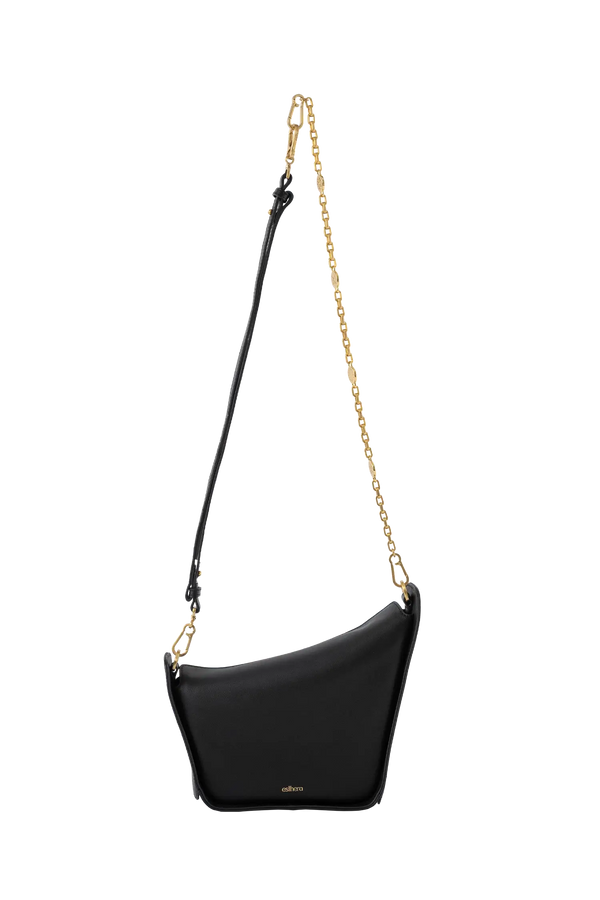 10 AM MEDIUM Shoulder Bag Black Esthera US