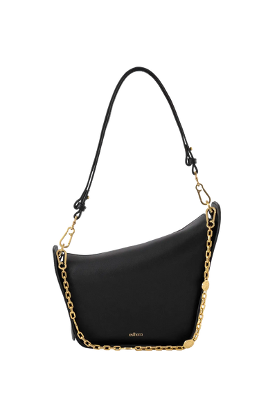 10 AM MEDIUM Shoulder Bag Black Esthera US