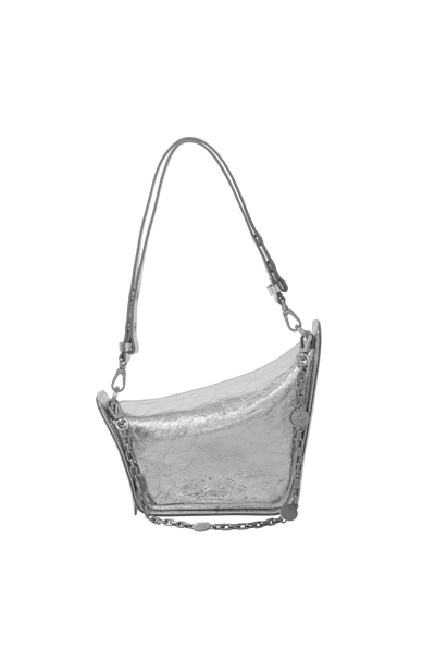 Sophisticated crossbody bag with adjustable strap, featured in a compact structured silhouette with premium zipper closure, combines minimalist design with superior craftsmanship for effortless sophistication on the go.