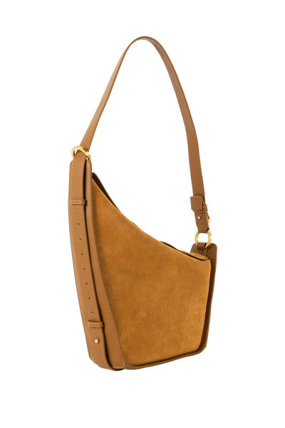 10 AM MAXI Shoulder Bag Caramel Esthera US