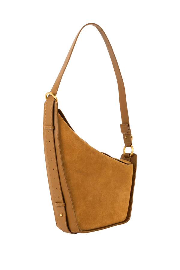 10 AM MAXI Shoulder Bag Caramel Esthera US