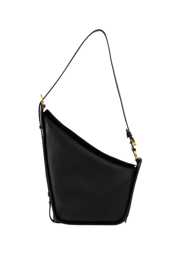 10 AM MAXI Shoulder Bag Black Esthera US