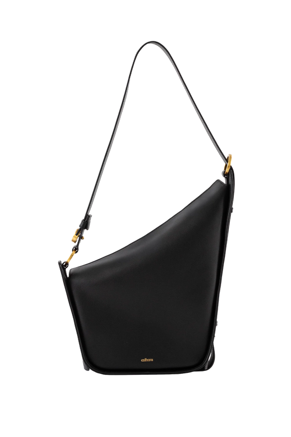 10 AM MAXI Shoulder Bag Black Esthera US