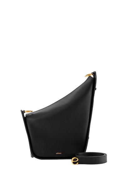10 AM MAXI Shoulder Bag Black Esthera US
