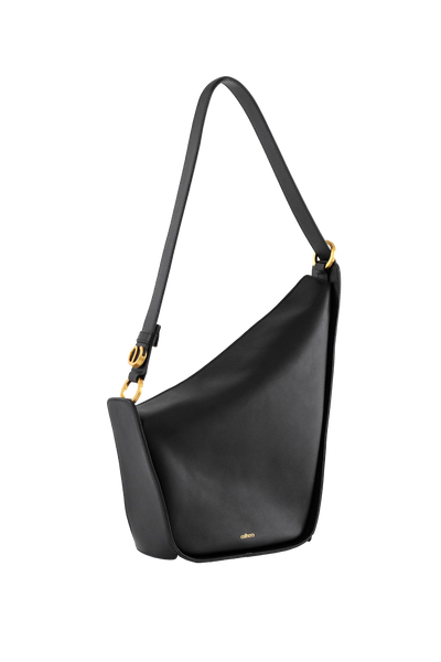 10 AM MAXI Shoulder Bag Black Esthera US