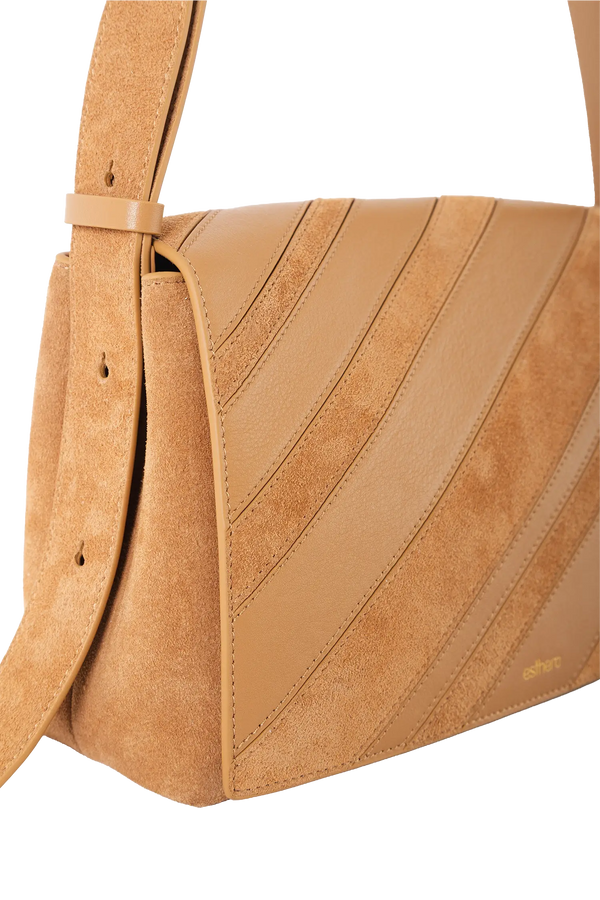 12AM baguette suede bag Esthera US