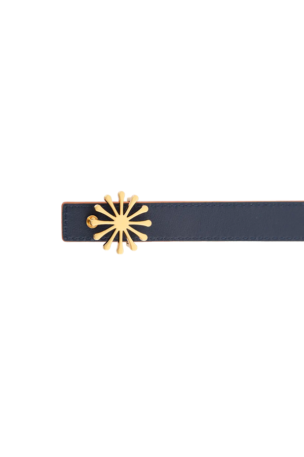 12AM REVERSIBLE BELT 20MM Caramel + Navy Blue Esthera US