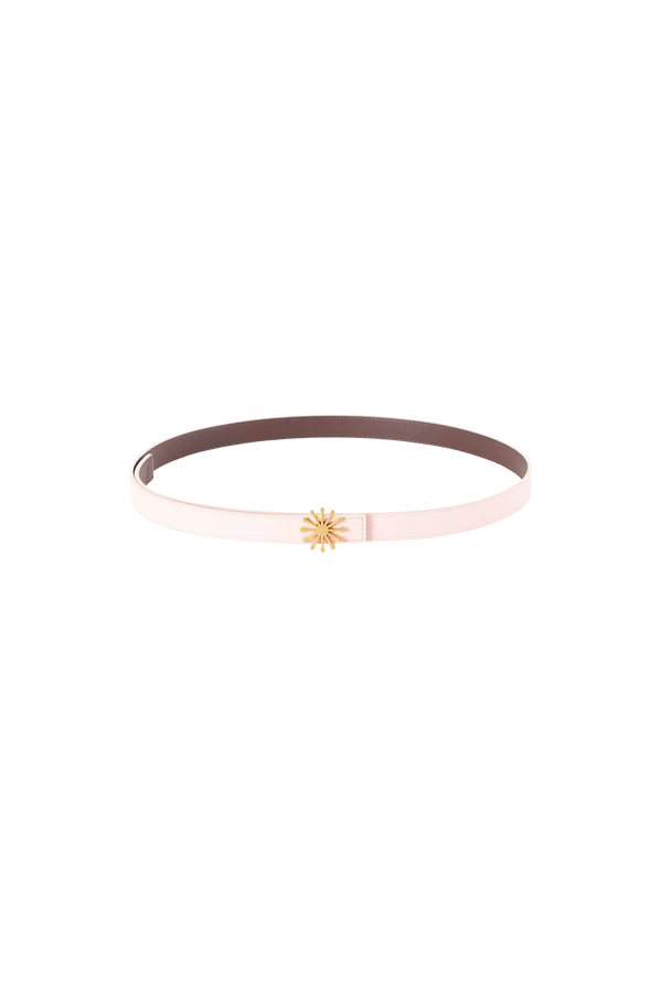 12AM REVERSIBLE BELT 20MM Blush Pink + Coffee Brown Esthera US