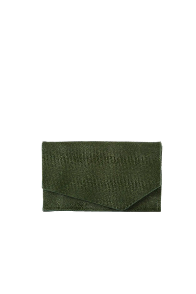 1AM beads green envelope bag Esthera US