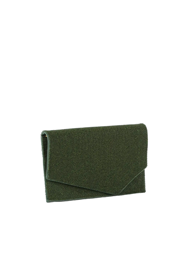 1AM beads green envelope bag Esthera US