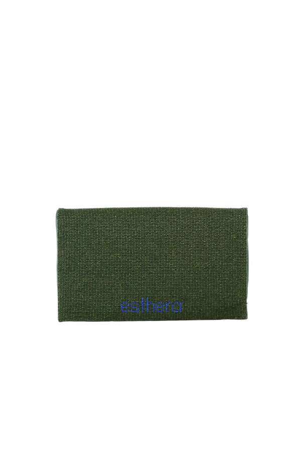 1AM beads green envelope bag Esthera US