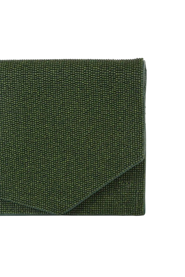 1AM beads green envelope bag Esthera US