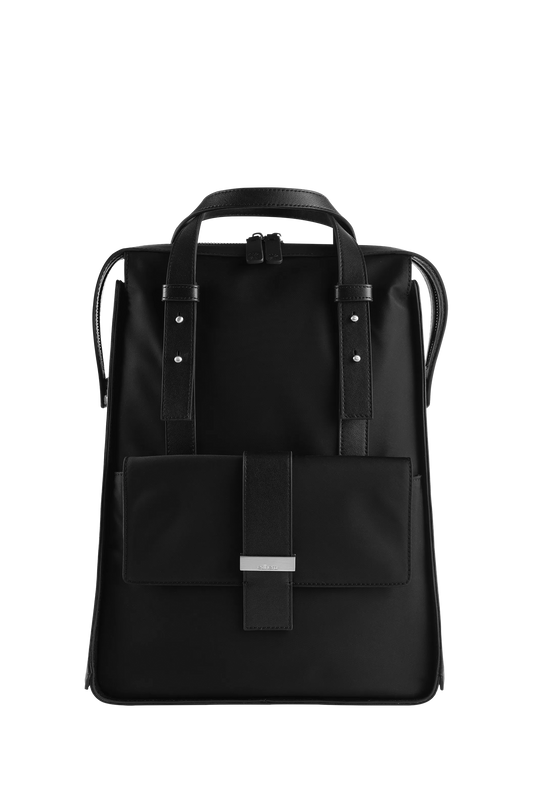 7AM backpack nylon Black