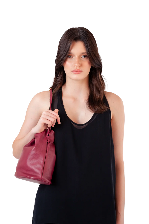 Pouch burgundy bag Esthera US