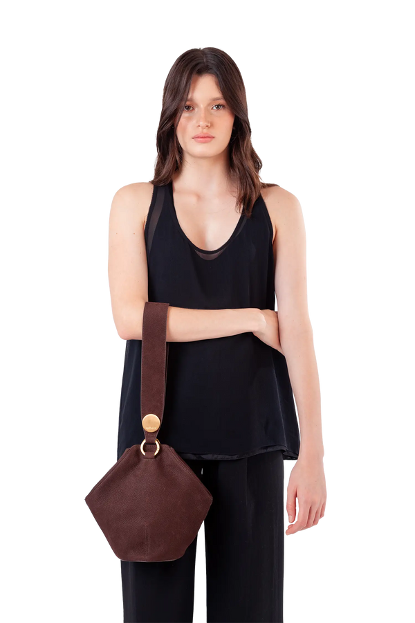 9PM maxi suede bag Esthera US