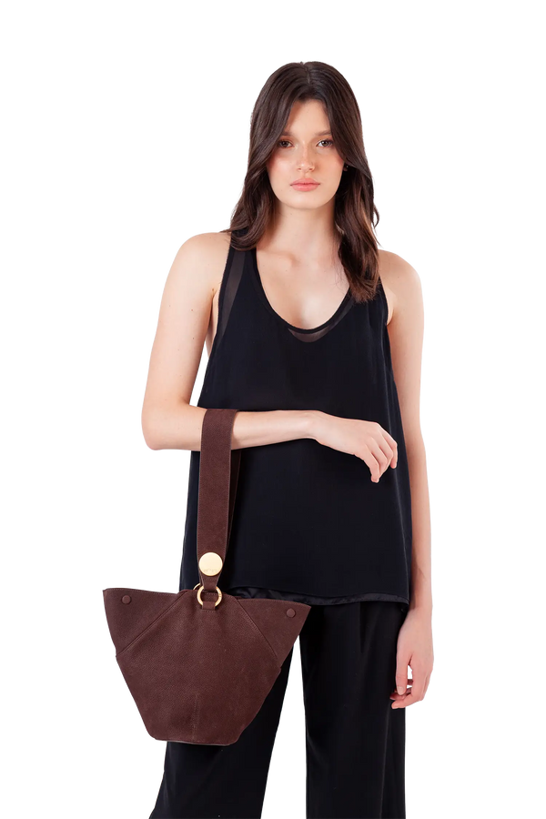 9PM maxi suede bag Esthera US