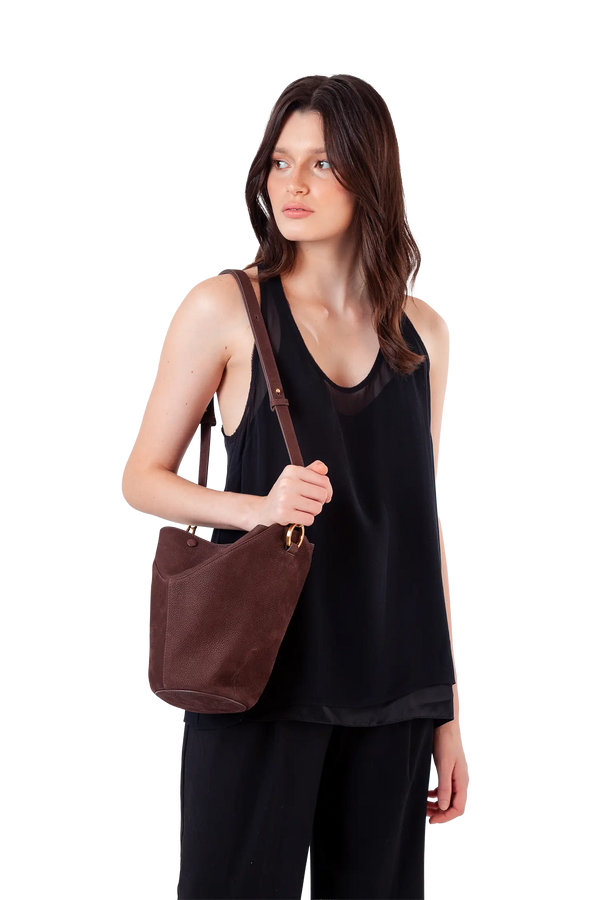 9PM maxi suede bag Esthera US
