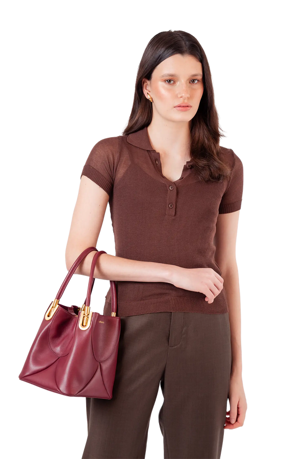 4PM mini burgundy bag Esthera US