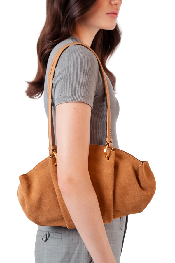 07:07PM suede shoulder bag Esthera US