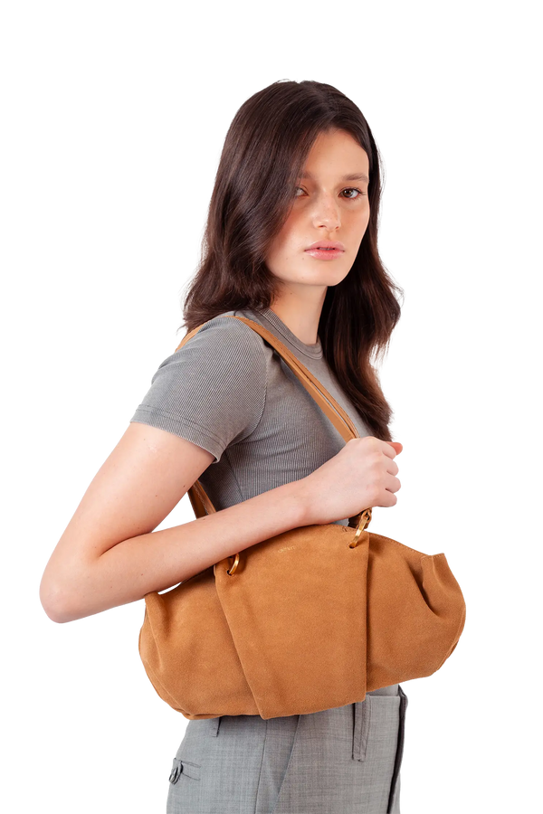 07:07PM suede shoulder bag Esthera US