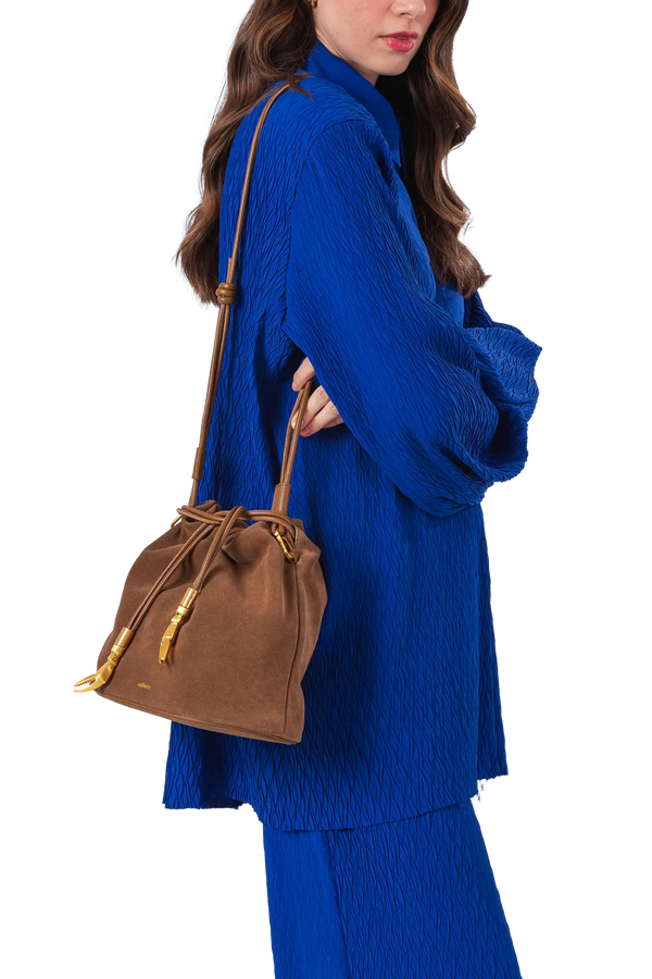 CRAB POUCH Shoulder Bag Caramel Esthera US