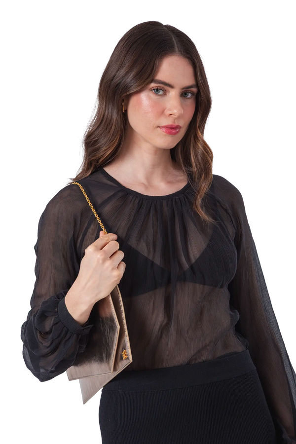 1AM ENVELOPE BAG Gold Esthera US