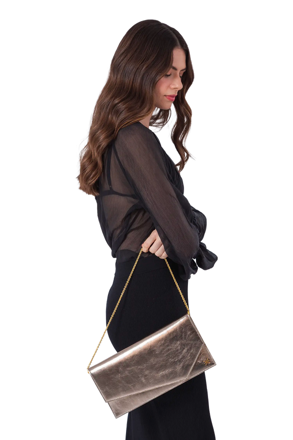1AM ENVELOPE BAG Gold Esthera US
