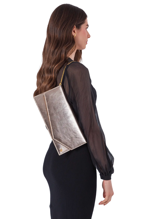 1AM ENVELOPE BAG Gold Esthera US