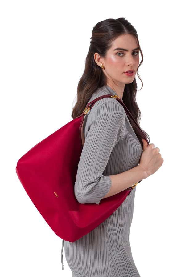 RIDER Shoulder bag Merlot Red Esthera US