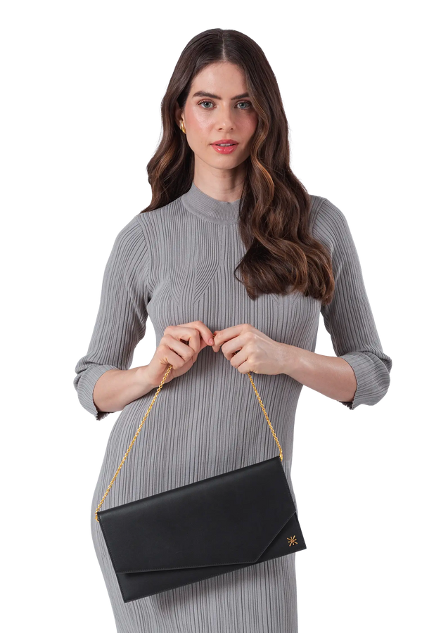 1AM ENVELOPE BAG BLACK Esthera US
