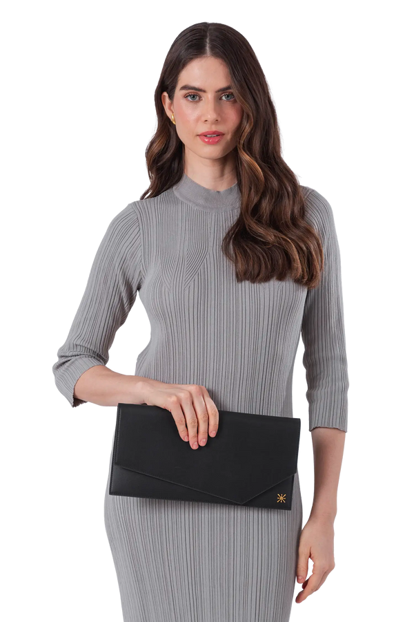 1AM ENVELOPE BAG BLACK Esthera US