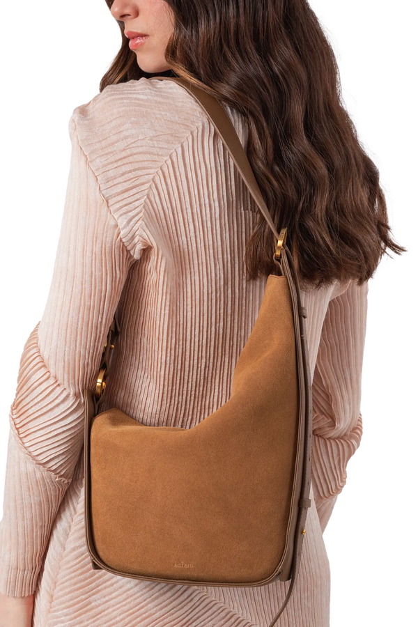 10 AM MAXI Shoulder Bag Caramel Esthera US