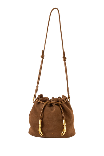 CRAB POUCH Shoulder Bag Caramel Esthera US