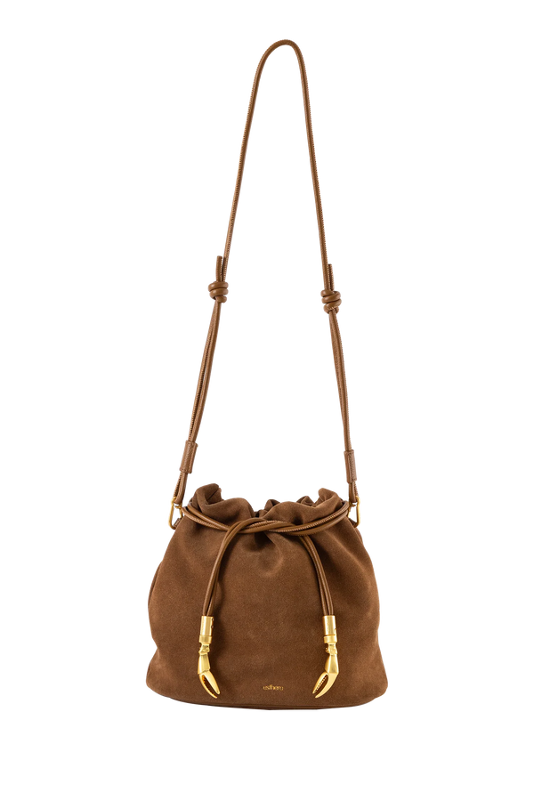 CRAB POUCH Shoulder Bag Caramel Esthera US