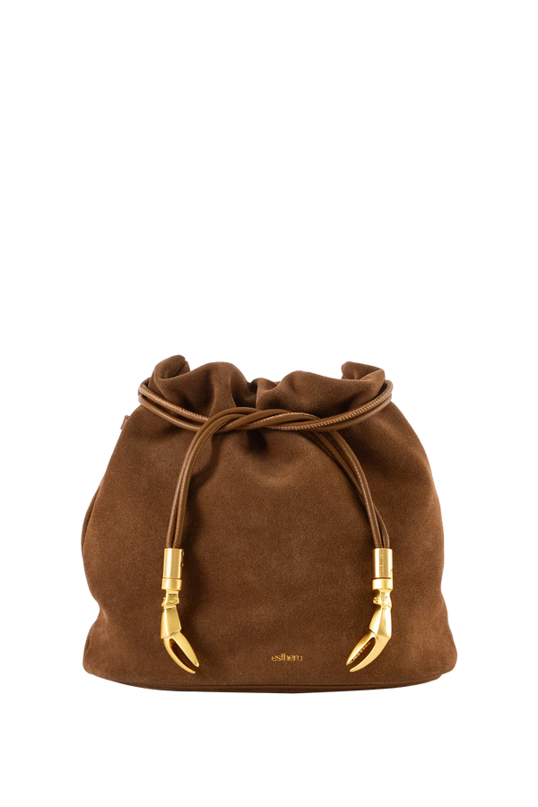 CRAB POUCH Shoulder Bag Caramel Esthera US