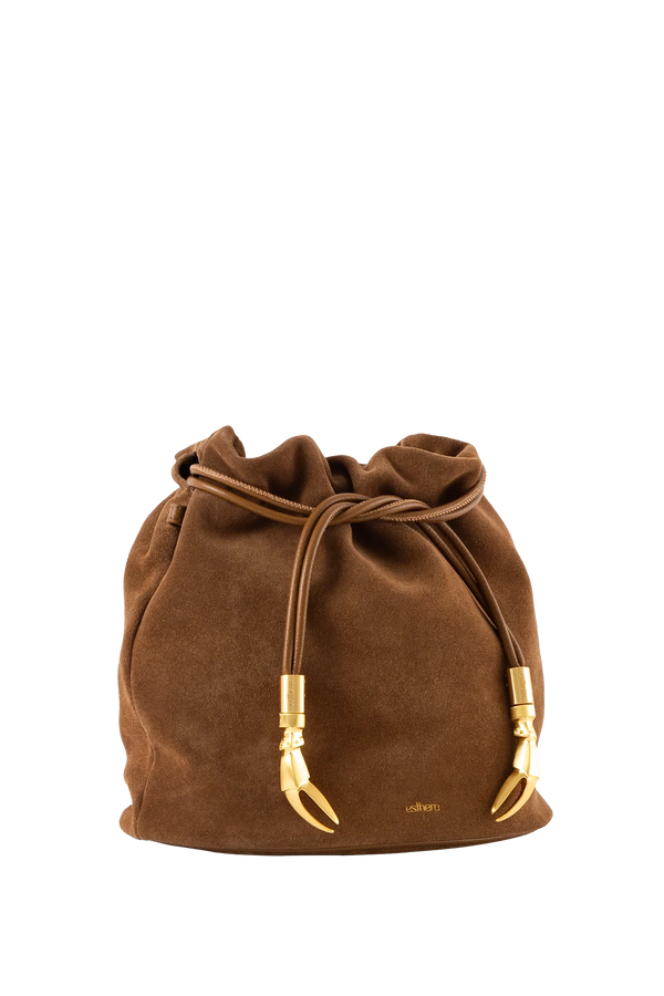 CRAB POUCH Shoulder Bag Caramel Esthera US