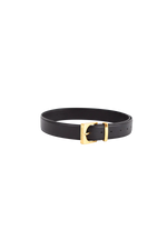 CUBE GOLD-BUCKLE BELT 35MM Black Esthera US