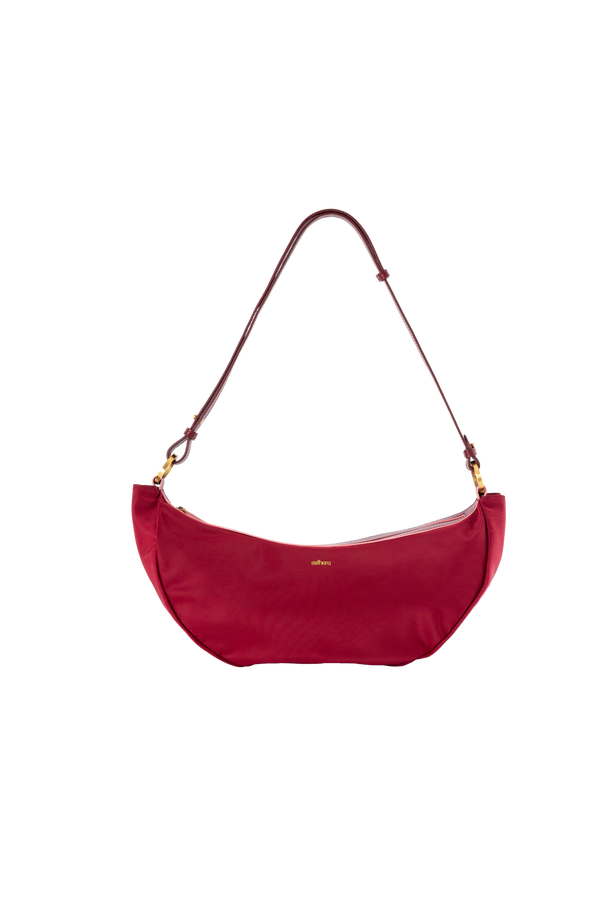 LUNA Shoulder bag Merlot Red Esthera US