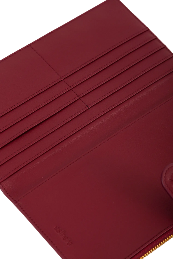 PASSPORT HOLDER Burgundy Esthera US