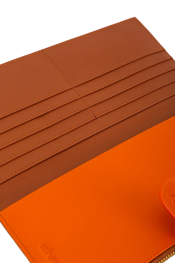PASSPORT HOLDER Caramel + Orange Esthera US