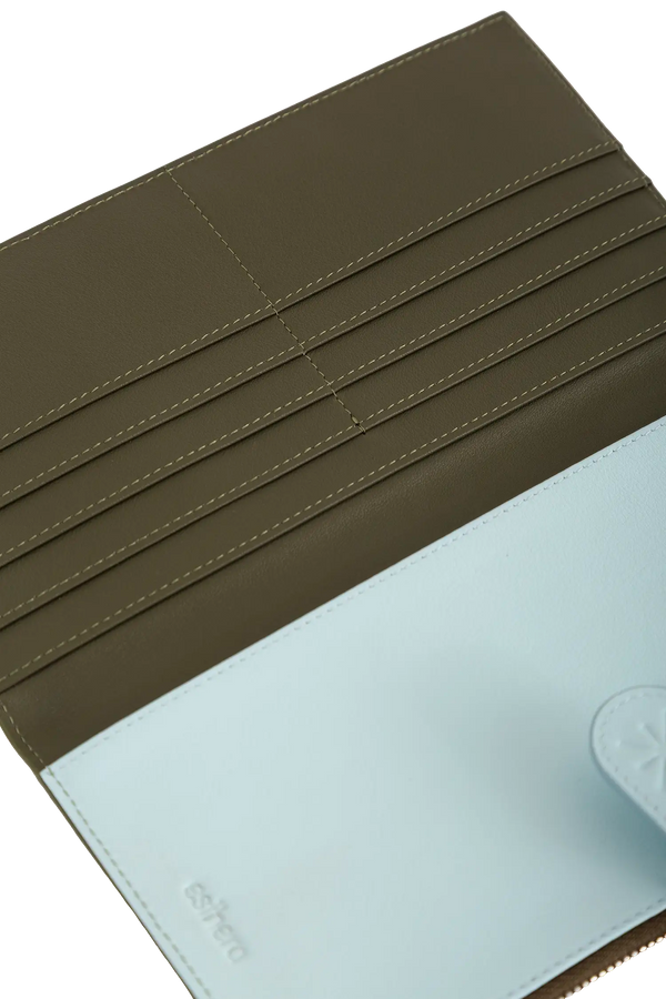 PASSPORT HOLDER Green + Blue Esthera US