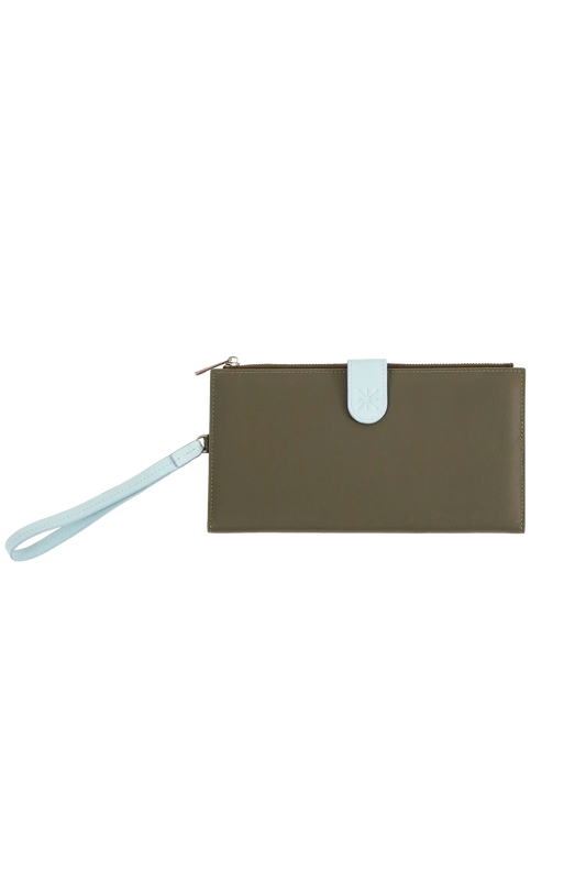 PASSPORT HOLDER Green + Blue Esthera US