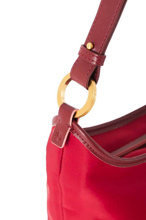 RIDER Shoulder bag Merlot Red Esthera US
